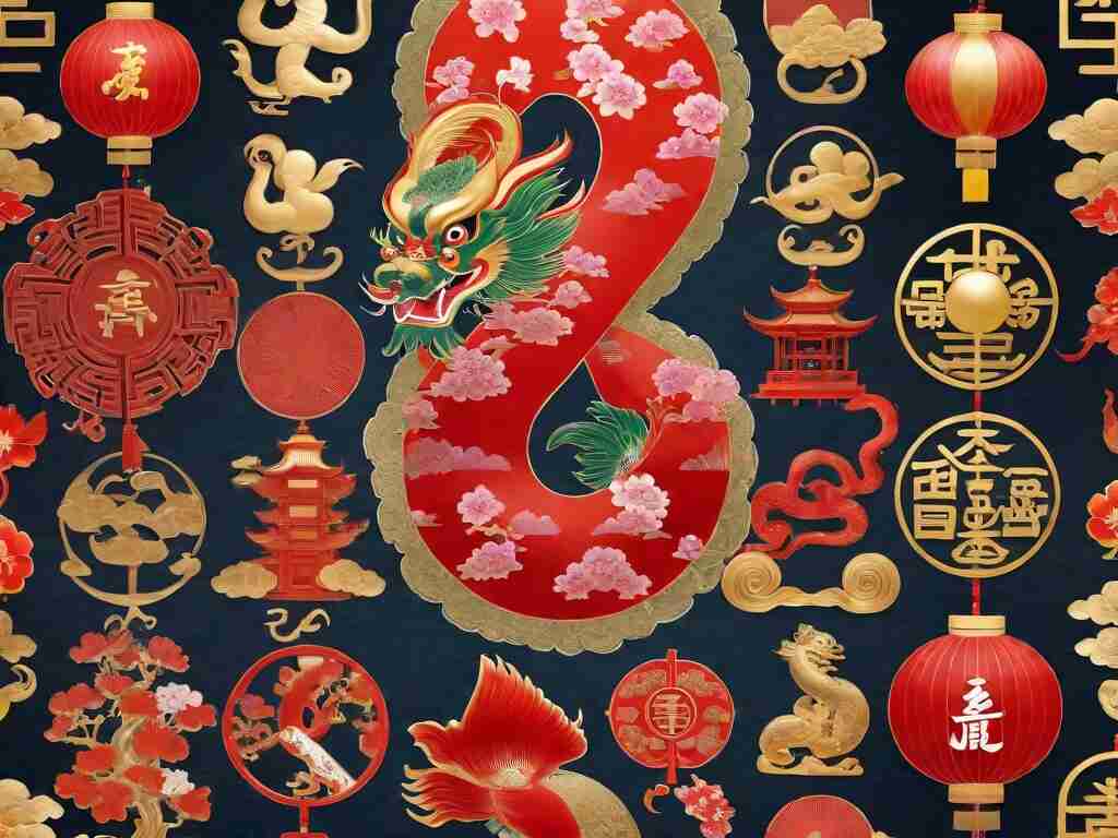 symboles de la chance dragon chinois